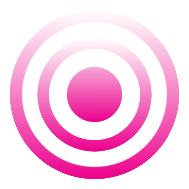 Pink checkmarks, a list with three items checked and one item unchecked.
