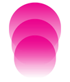 Person with a pink outline holding a briefcase.
