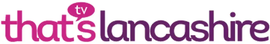 “That’s Lancashire” logo in pink and purple text with a small TV icon.