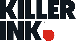 Killer Ink logo in black and red on a white background