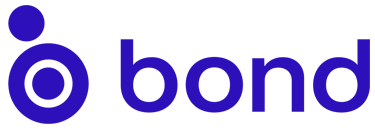bond Purple “bond” logo with a circular icon and lowercase text