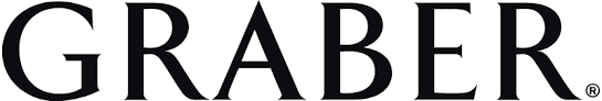 Graber GRABER logo in black serif lettering on a white background