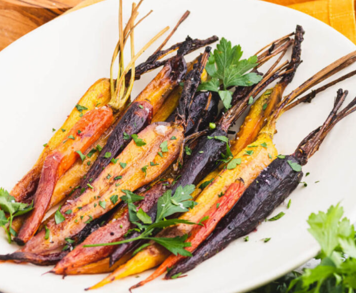 Maple Balsamic Roasted Carrots Recipe