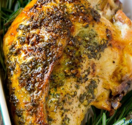 Roasted Turkey Breast with Garlic and Herbs Recipe