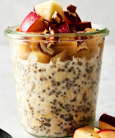 apple pie overnight oats