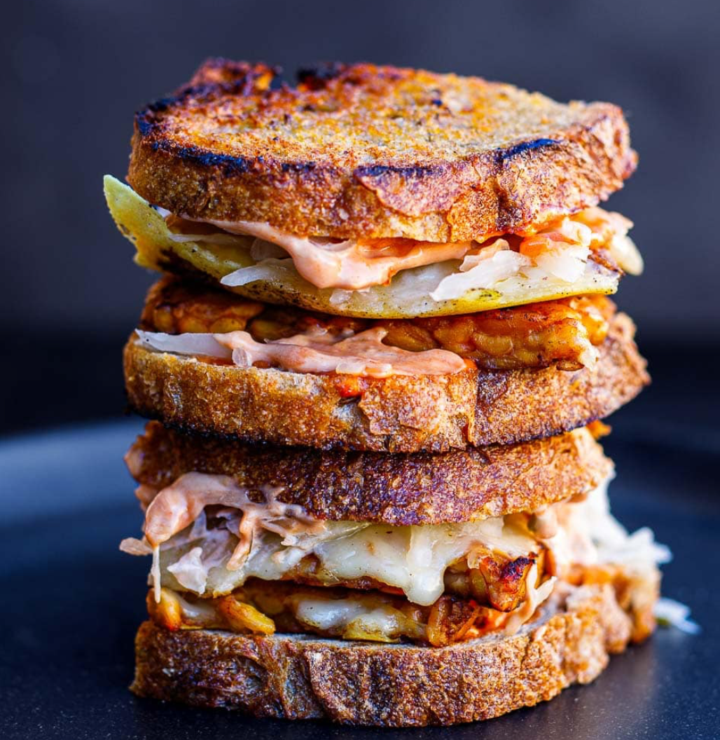 tempeh reuben sandwich