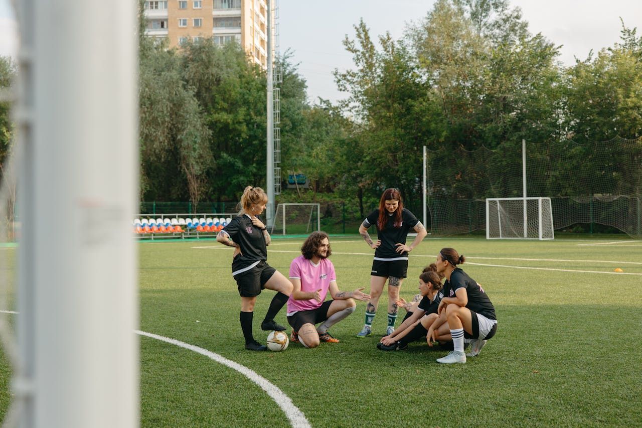 soccer meeting about sports nutrition