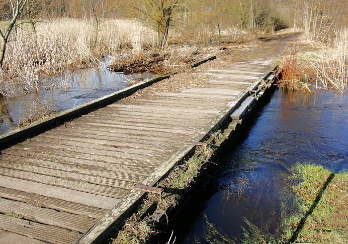 Brücke über die Aue bei Bliedersdorf. Sie soll saniert werden