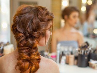 women in mirror