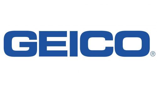 The blue GEICO logo on a white background.