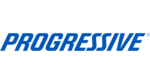 The blue Progressive insurance logo on a white background.
