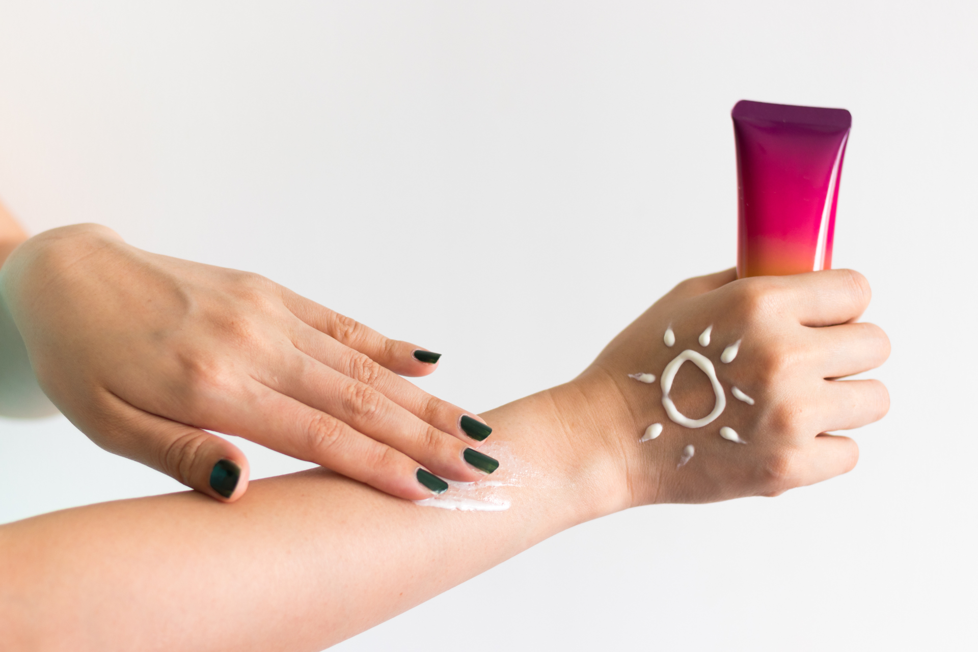 Applying Sunscreen