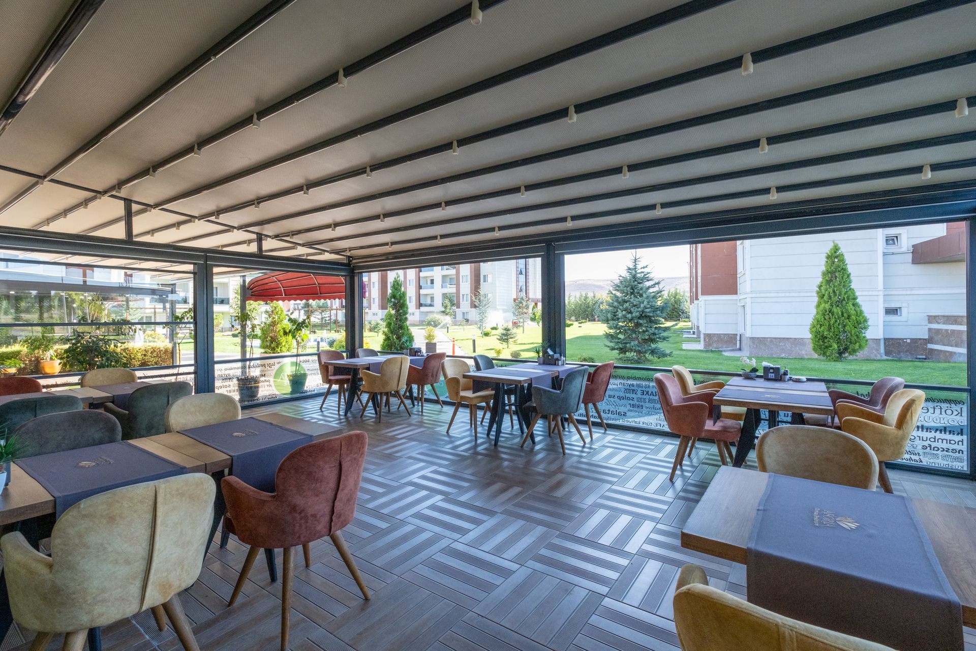 aforia thermal, restaurant, bahçe