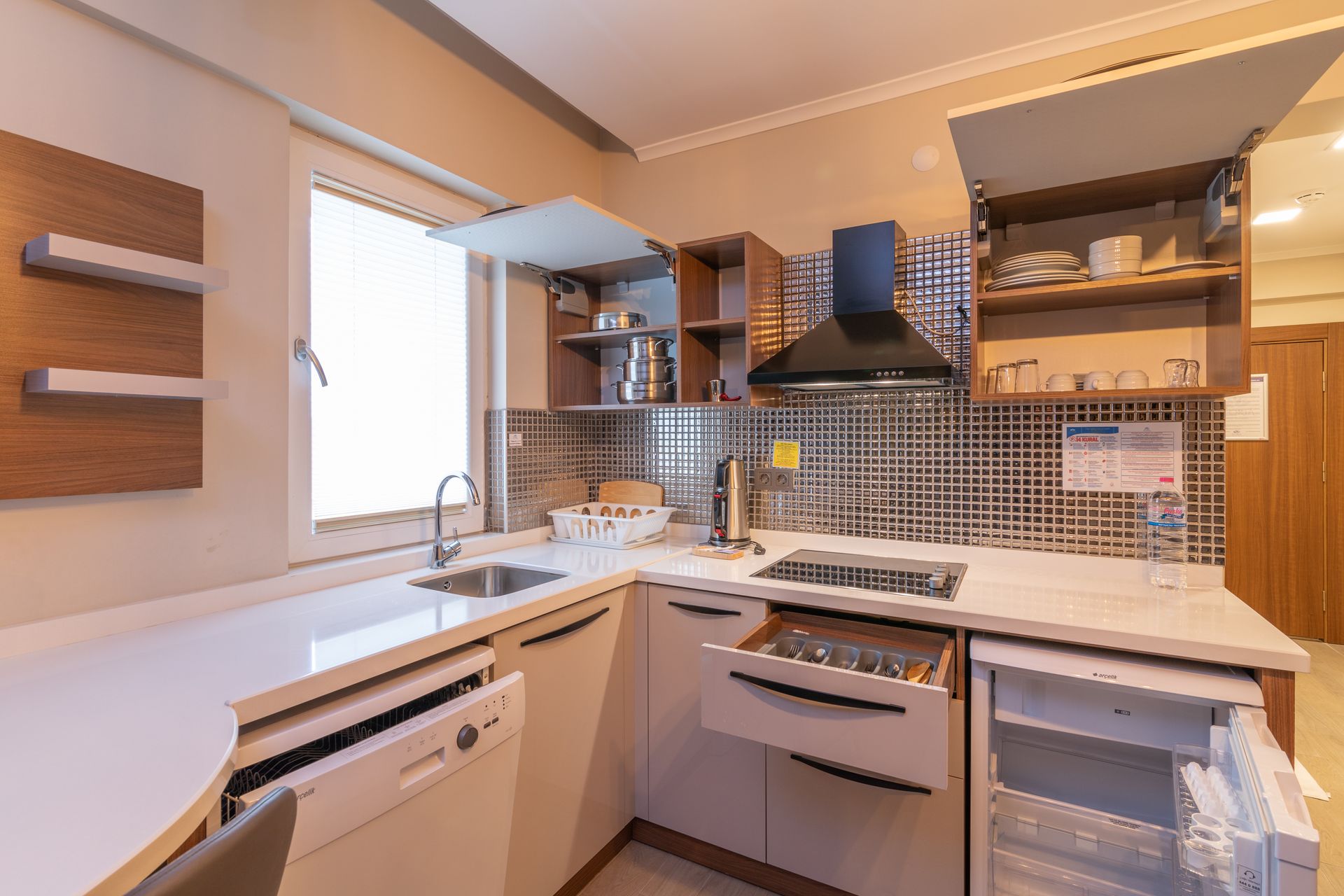Afyon aforia thermal residence, odalar, mutfak