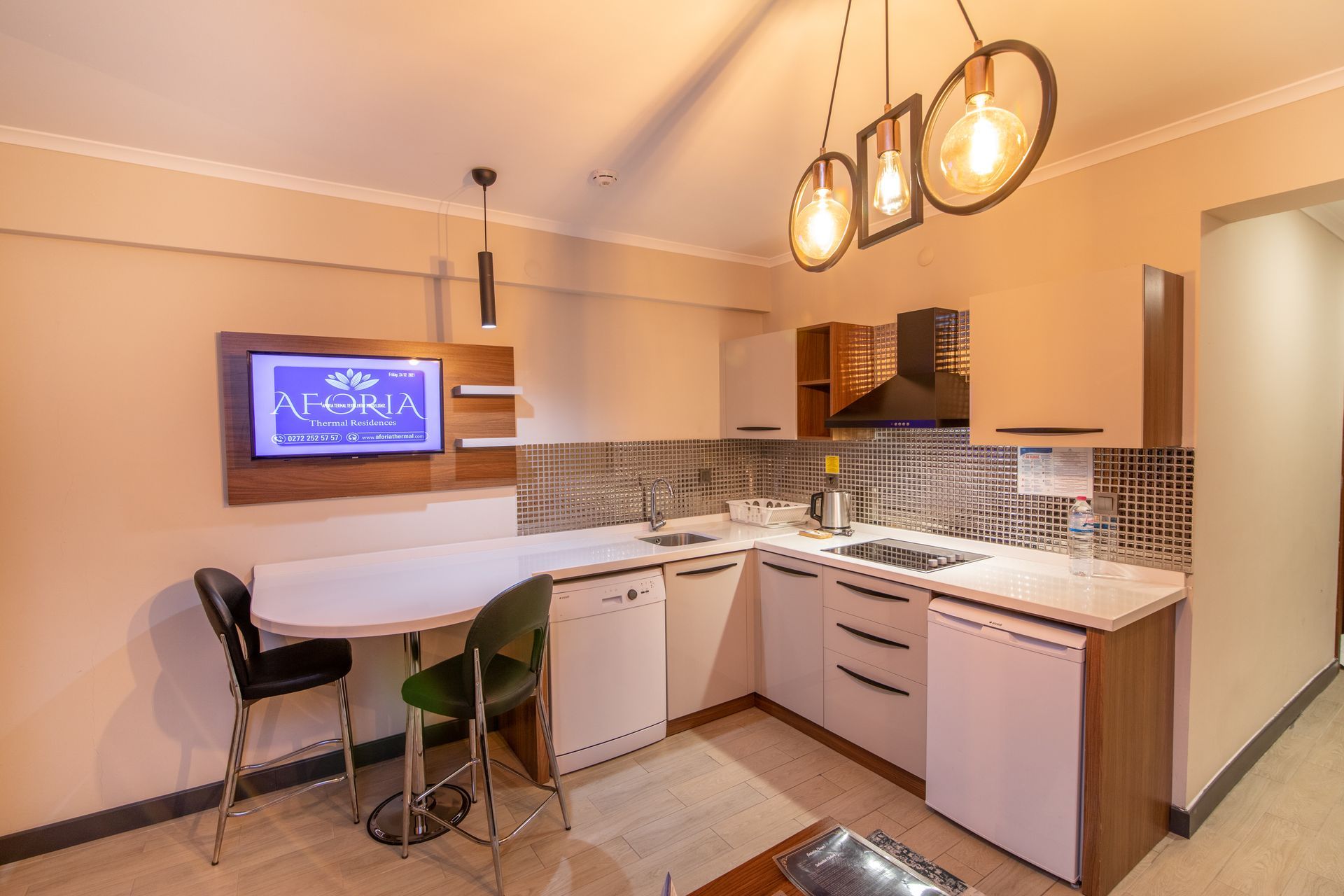 Afyon aforia thermal residence, oda, banyo