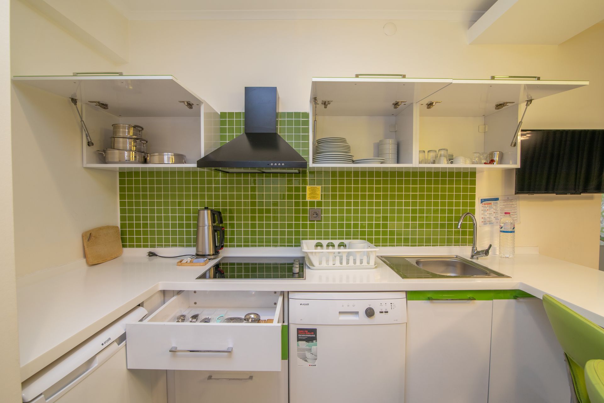 Afyon aforia thermal residence, odalar, mutfak