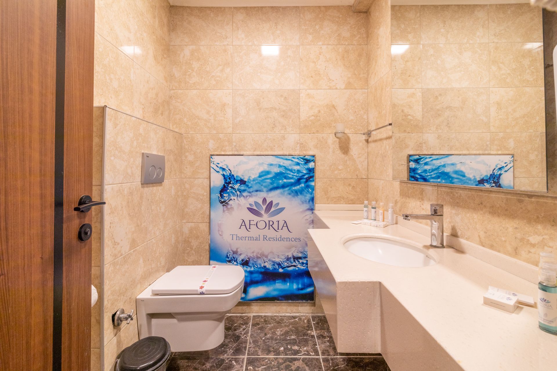 Afyon aforia thermal residence, oda, banyo