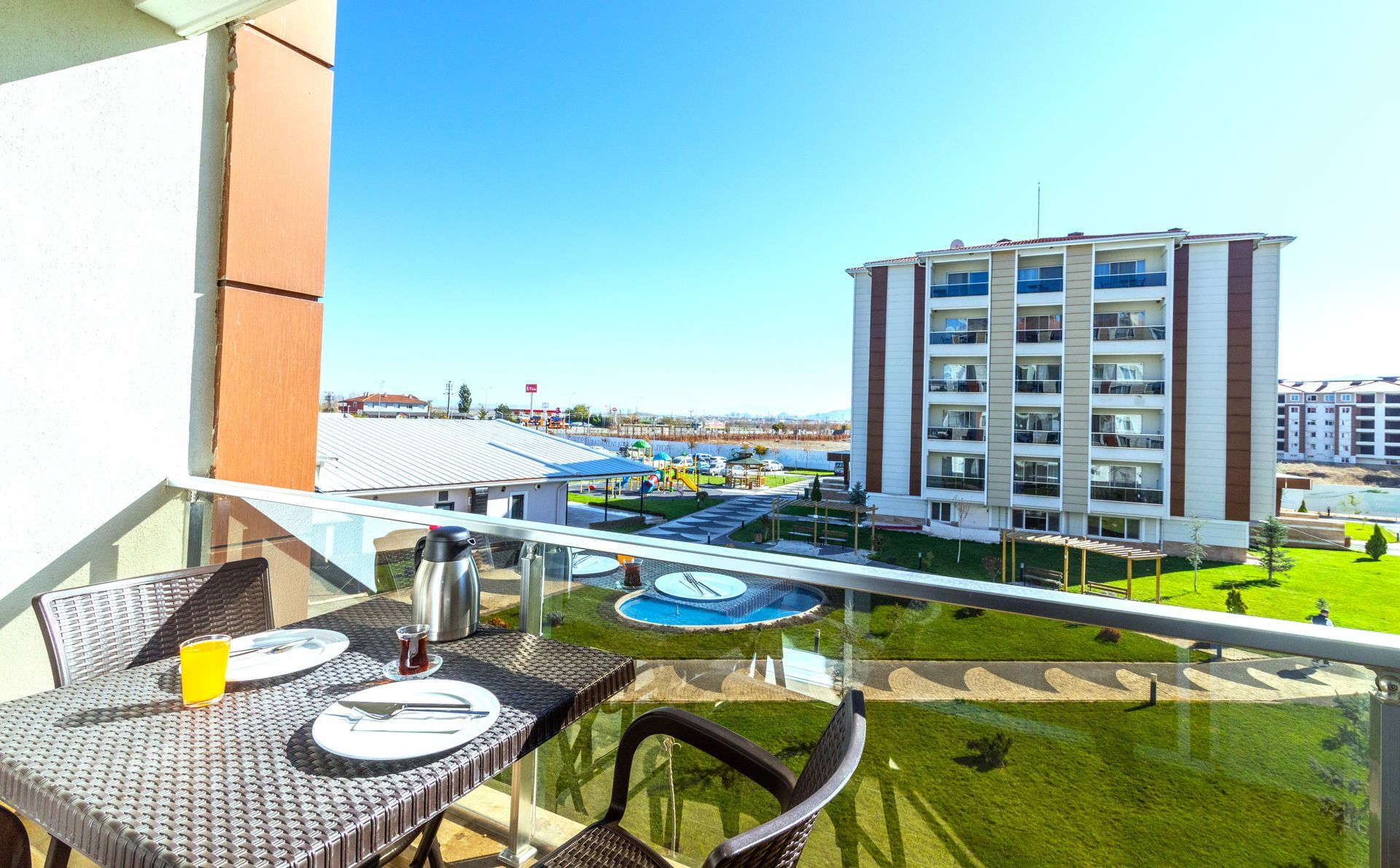 Afyon aforia thermal residence, odalar, balkon, bahçe