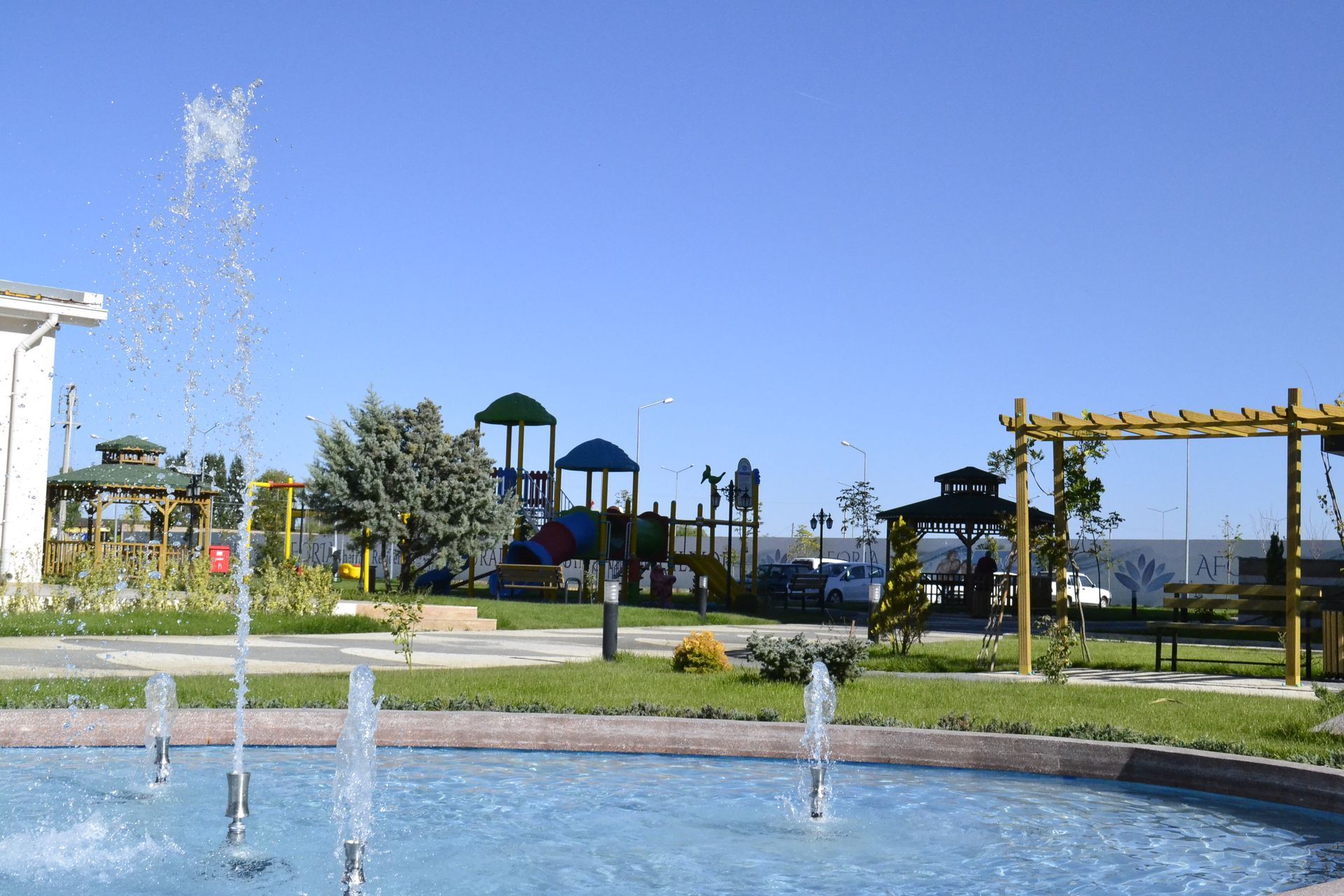 Afyon Aforia Thermal, bahçe