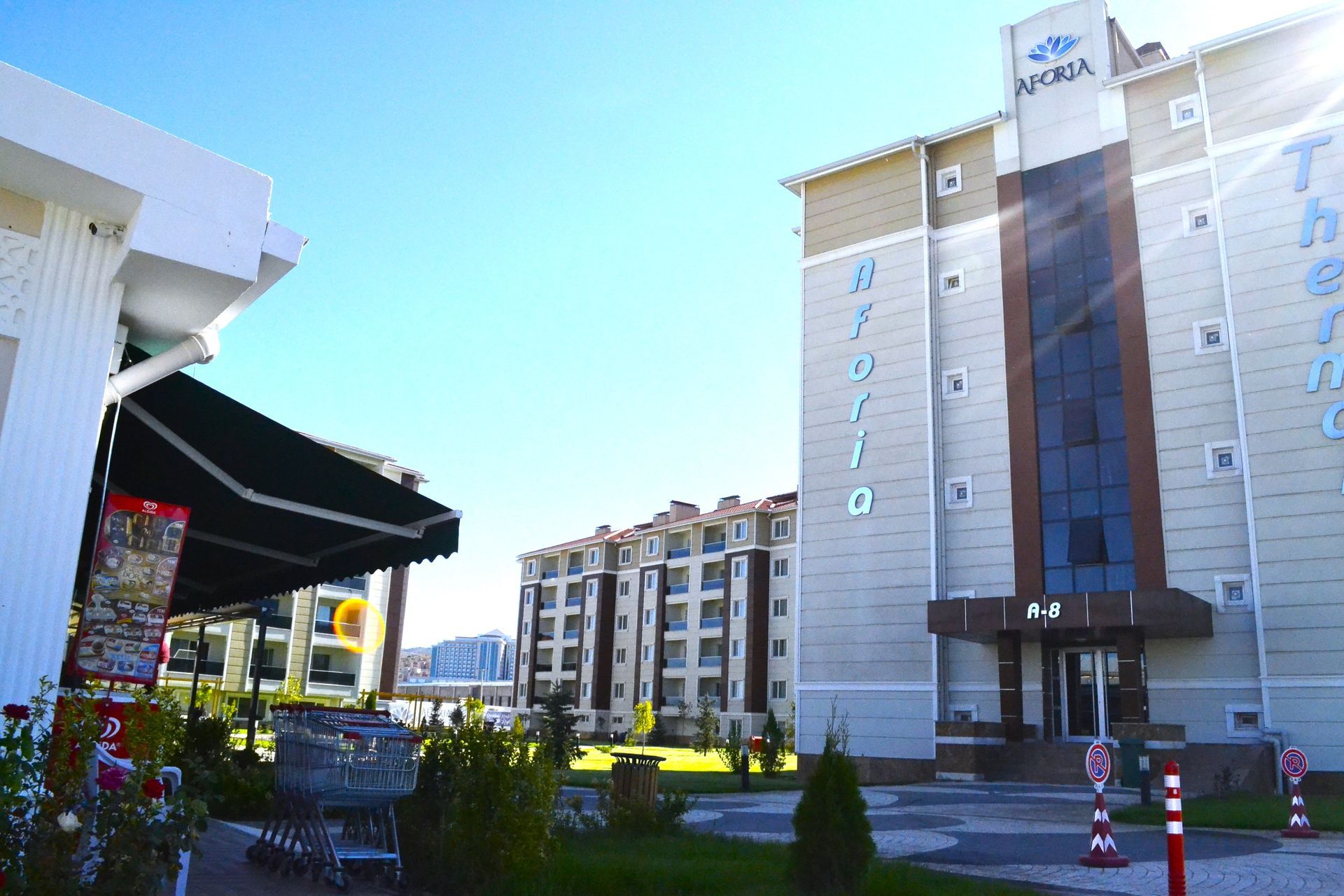 Afyon Aforia Thermal, bahçe