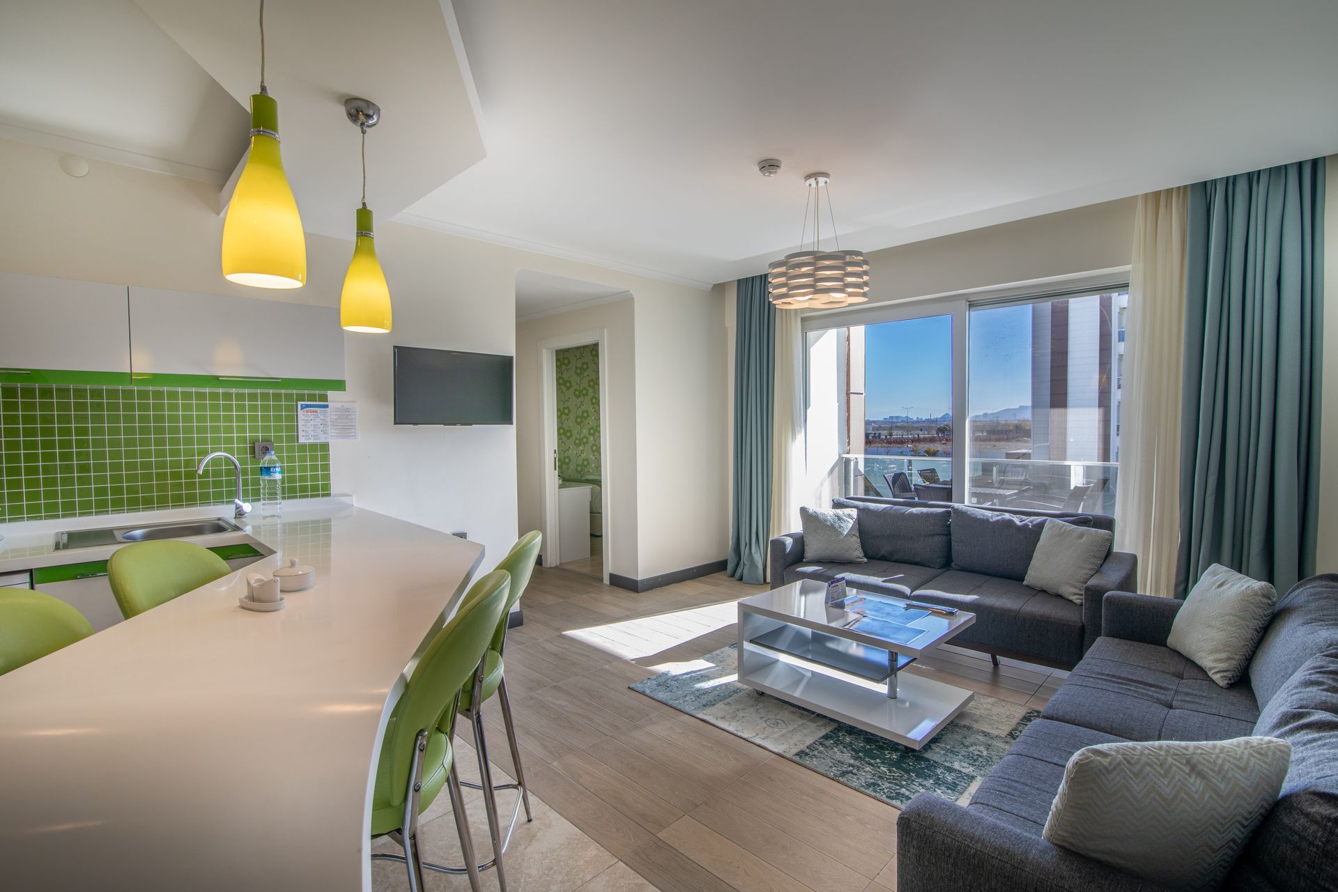 Afyon aforia thermal residence, odalar, mutfak, daireler