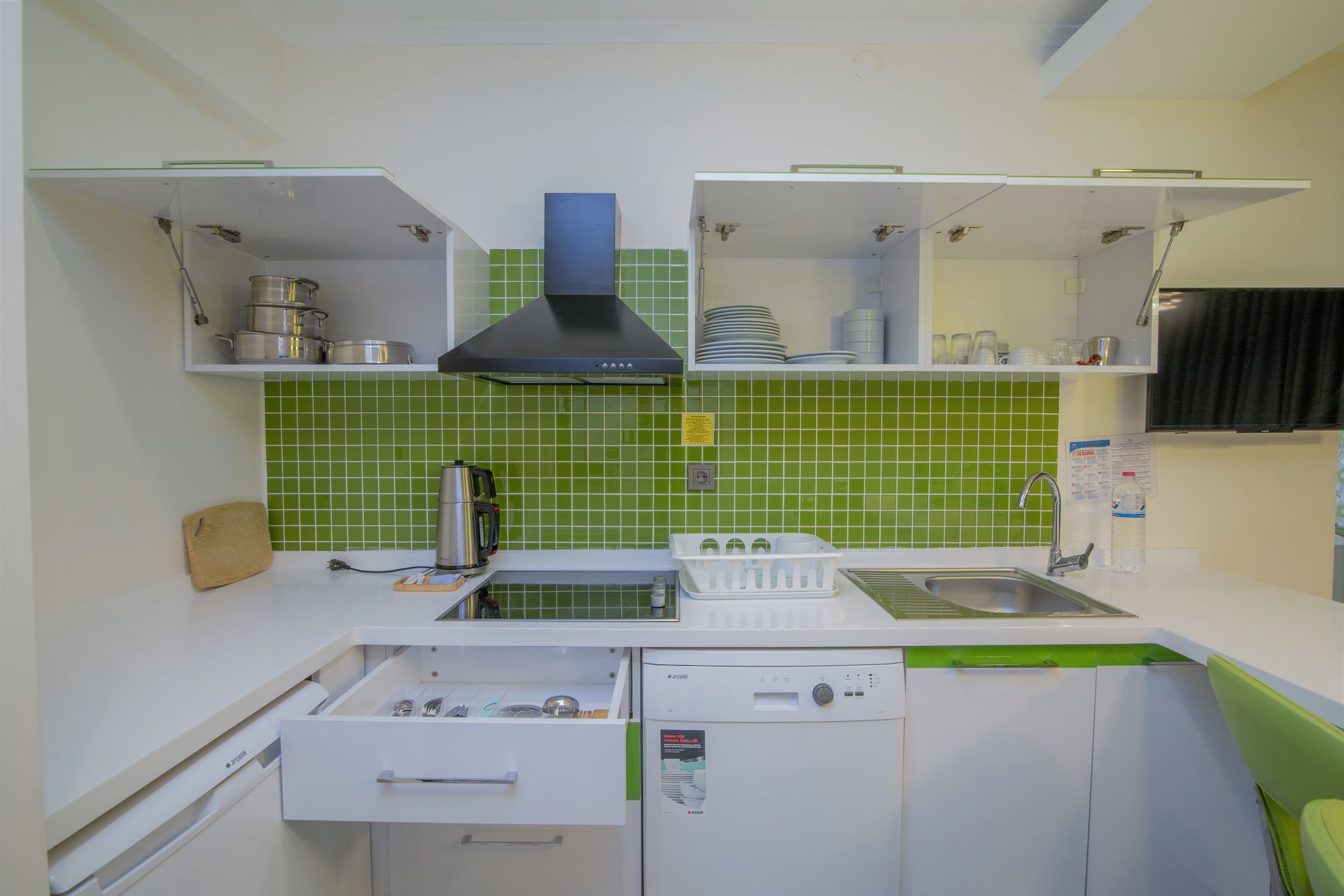 Afyon aforia thermal residence, odalar, mutfak