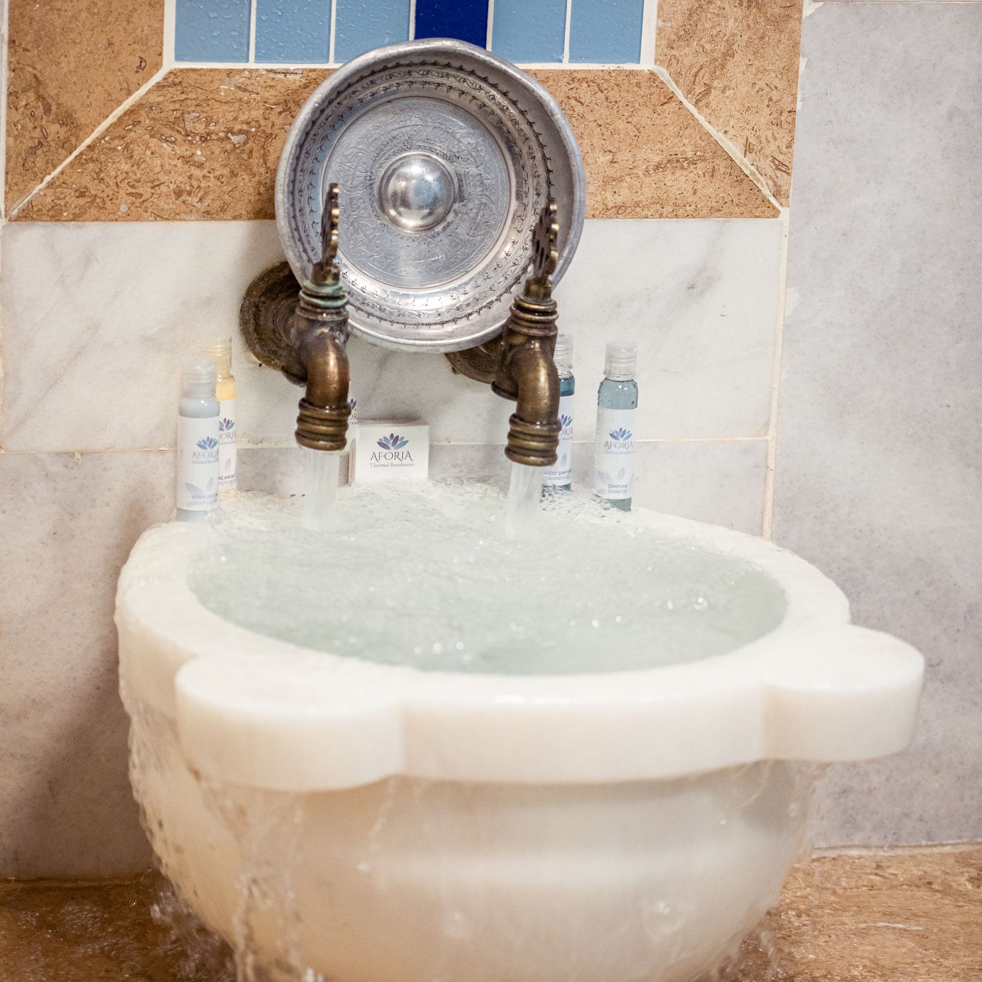 Afyon aforia thermal residence, odalar, hamam