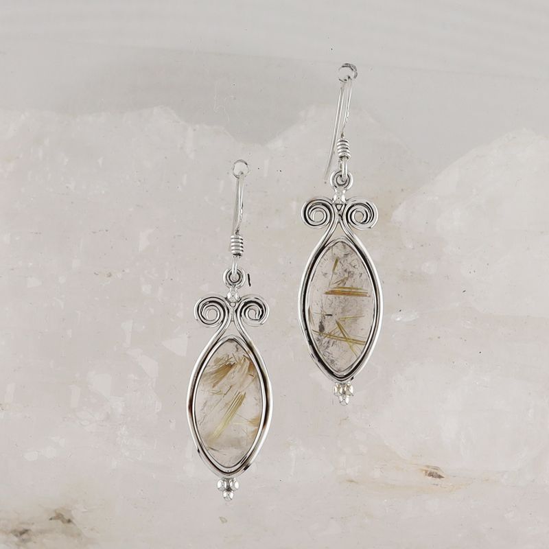 BL ER-3072 RTQ  (Rutilated Quartz)