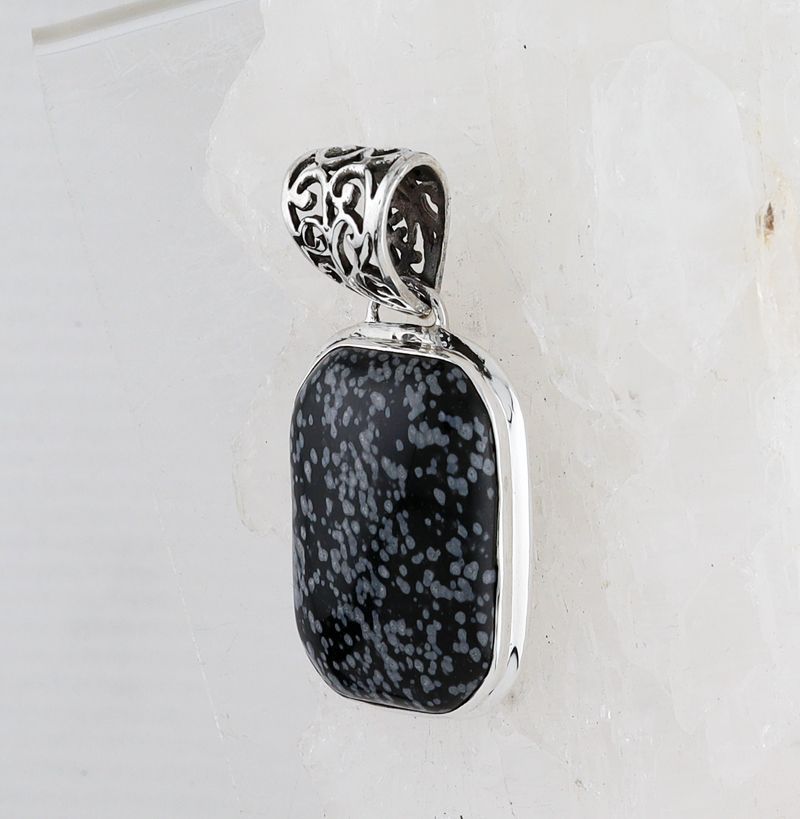 P-1802 SNOB (Snowflake Obsidian)