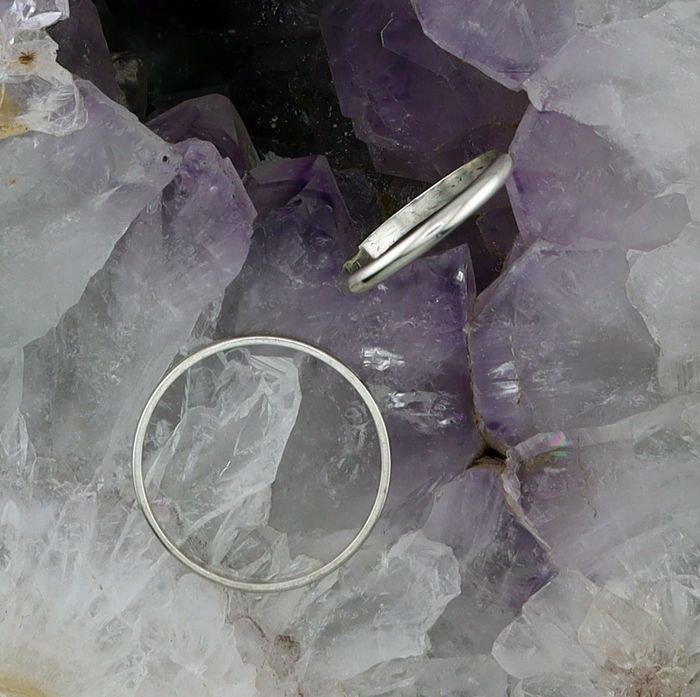 2mm Sterling Silver Band Ring