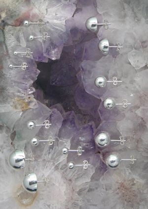 Sterling Silver Ball Earrings