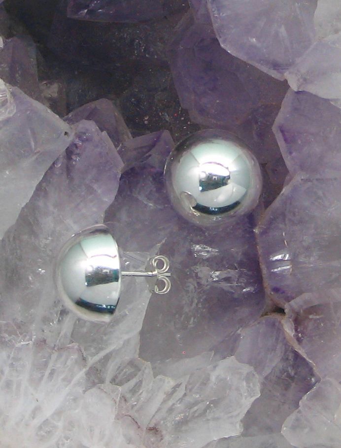 LA ER-491 (16mm Half Ball Earrings)