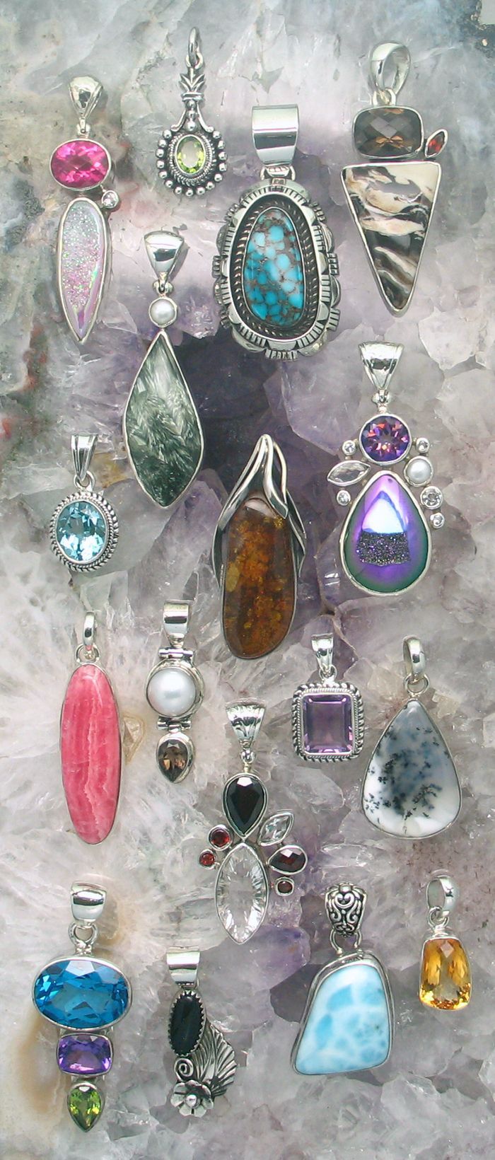 Gemstone Pendants (I am starting to work on these 8/16/26)