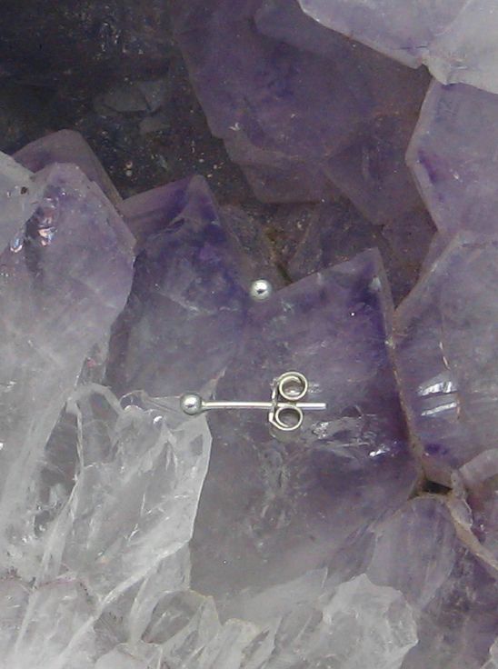 SS Ball ER-002 (2mm Sterling Silver Ball Earring)