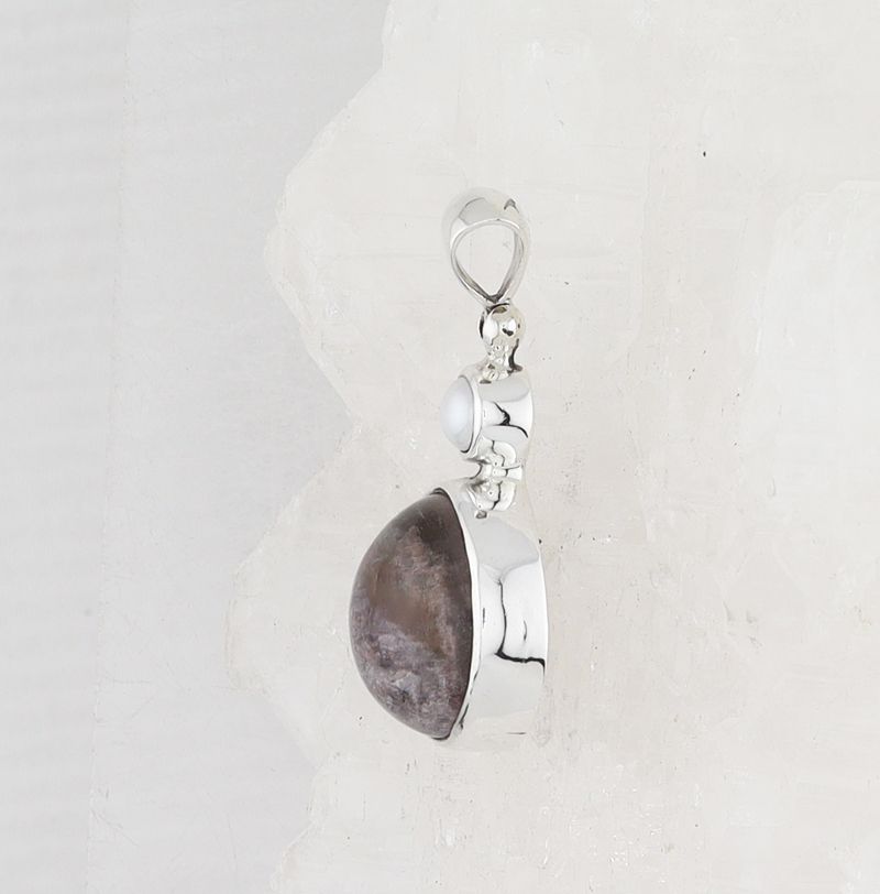 SB P-0955  LOD PL (Lodolite Quartz and Pearl)