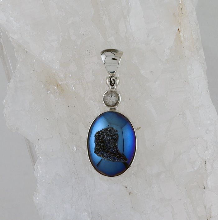 SB P- DR WTPZ (Quartz Drusy and White Topaz)