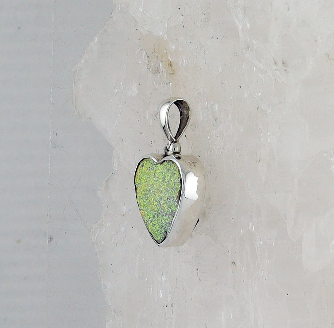 SB P-0985 DR (Quartz Druzy Heart)