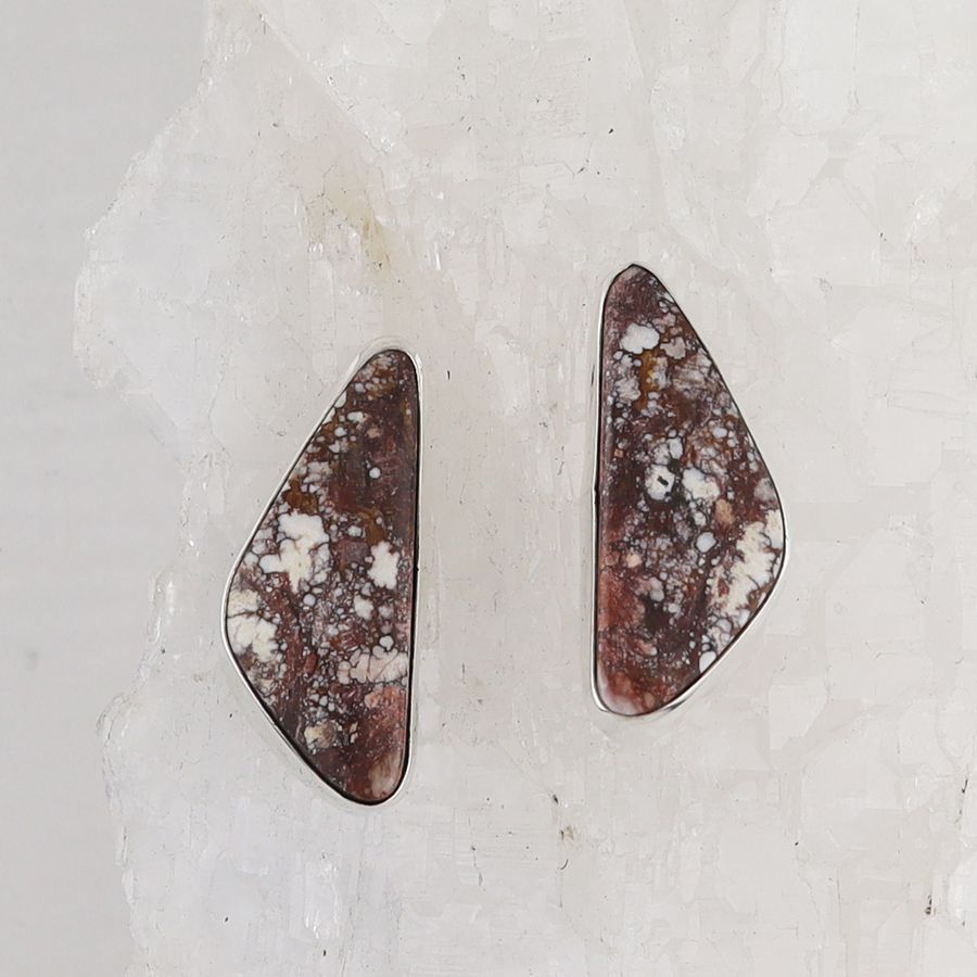 SKY ER-0148 CHWT (Crazy Horse White Turquoise Clip-On Earrings)