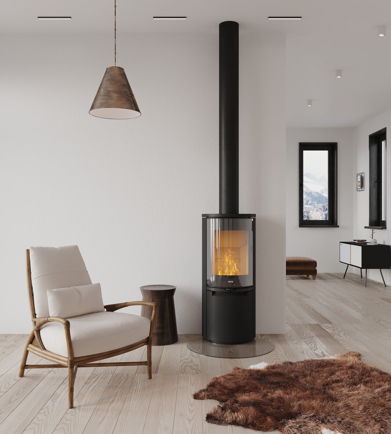 Heta Scan-Line 900 with glass door