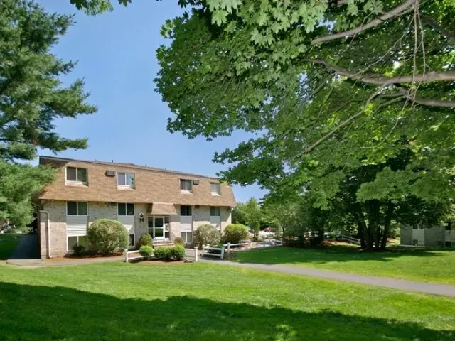 Outdoor Green Space at Pine Brook Place Apartments.