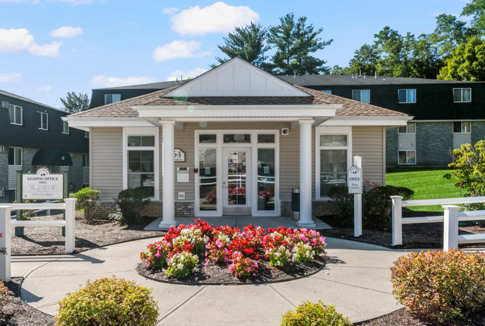 Property Entrance at Pine Brook Place Apartments.
