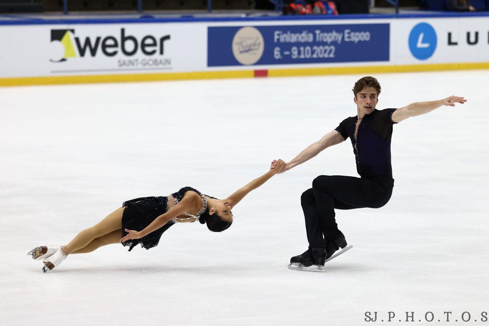 Isabella and Alexander at Finlandia Trophy. 