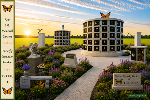 THE FOREVER BUTTERFLY GARDEN AT THE ROCK