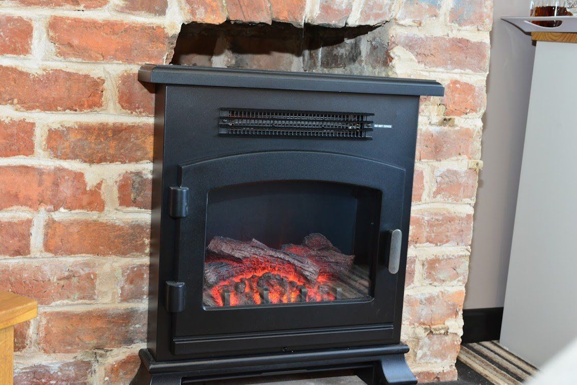 black stove