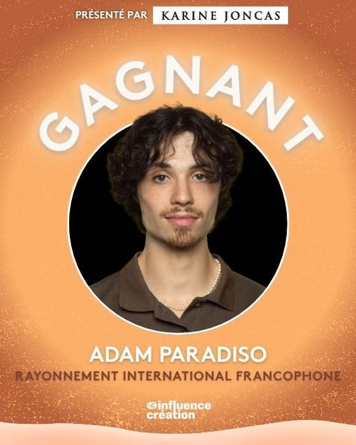 Rayonnement international francophone : Adam Paradiso