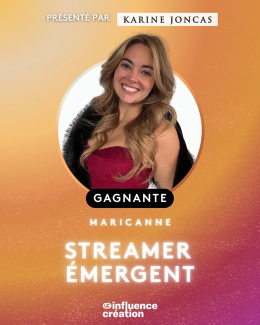 Maricanne, streamer émergente