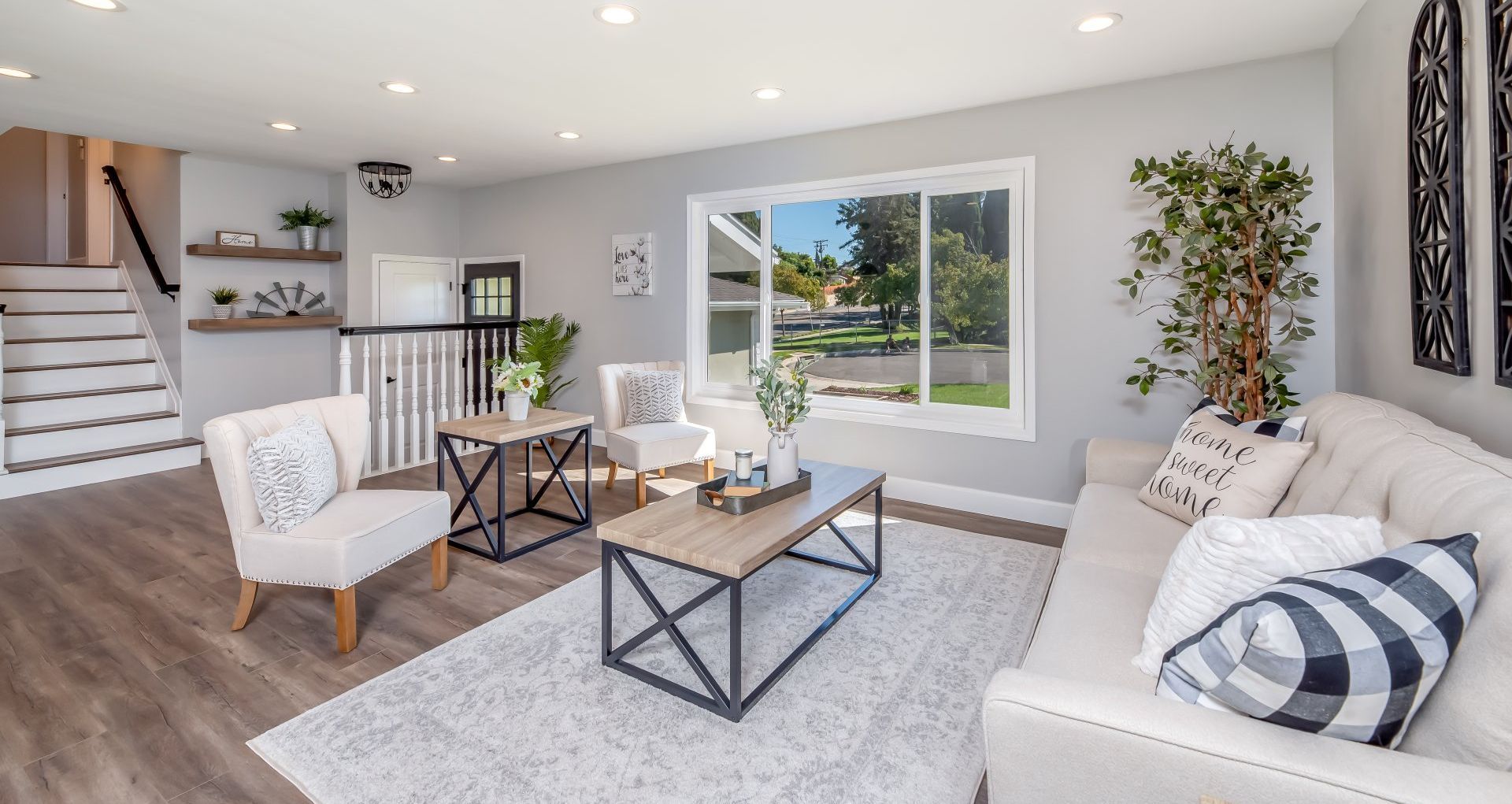Home interior living room