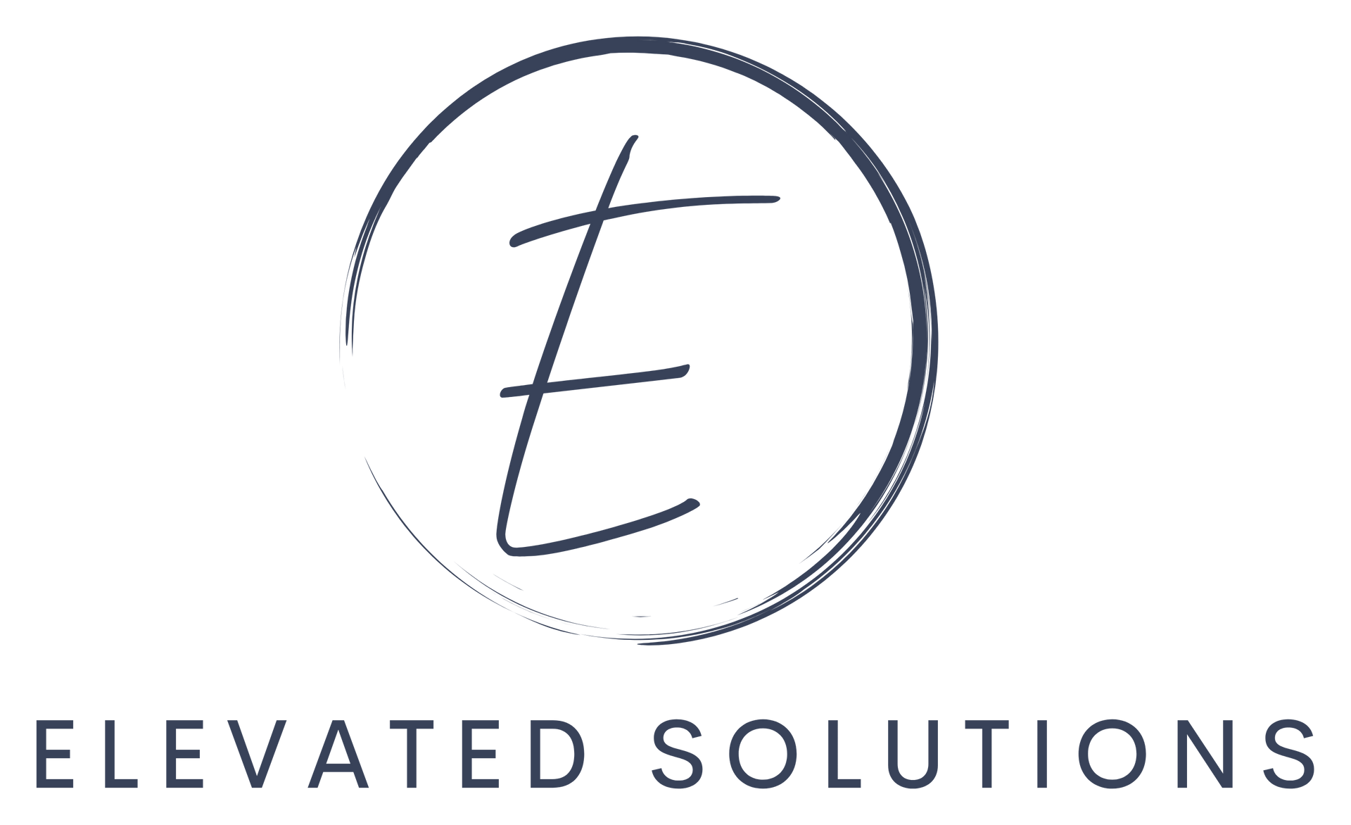 Logo: "E" inside a dark blue circle, with "ELEVATED SOLUTIONS" text below.