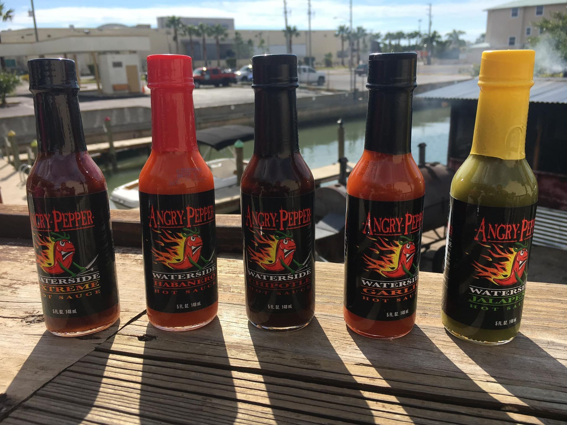 photo of angry pepper brand hot sauces