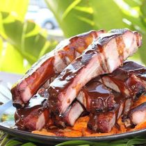 Pork St. Louis barbecue ribs